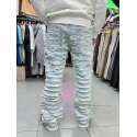 jeans baggy ikao bleu délavé