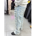 jeans baggy ikao bleu délavé