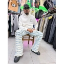 jeans baggy ikao bleu délavé