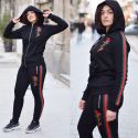 Ensemble ZOOM FLIGHT noir fleur